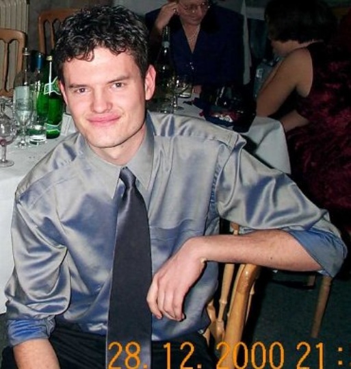 Mike, December 2000 at Helen & Alan's wedding